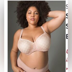 Soma stunning support, Geo lace, Balconette in blush size 40DD